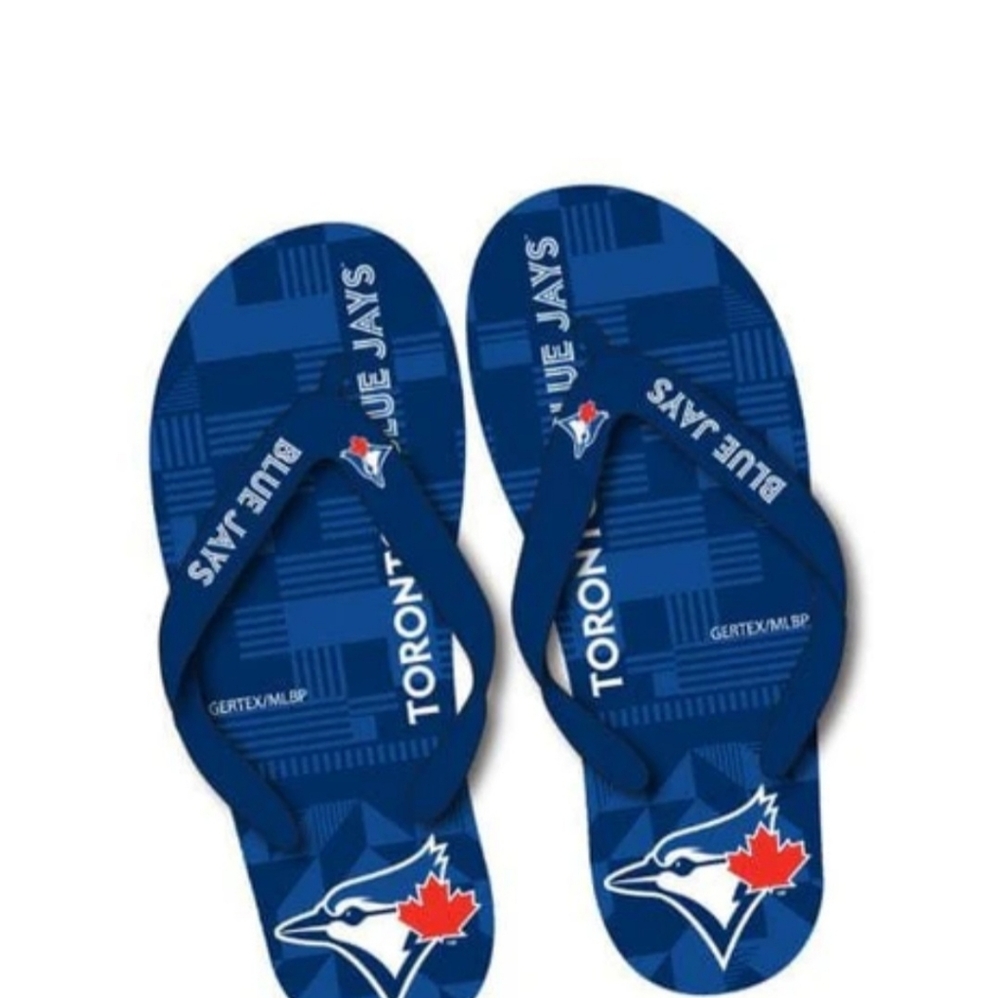 Toronto Blue Jays MLB Gertex Kids Flip Flops Size 1-2